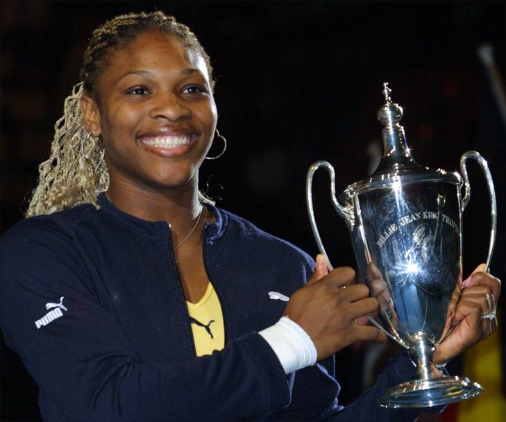 A Monaco di Baviera nel 2001, Serena vince il suo primo WTA World Championship. AP